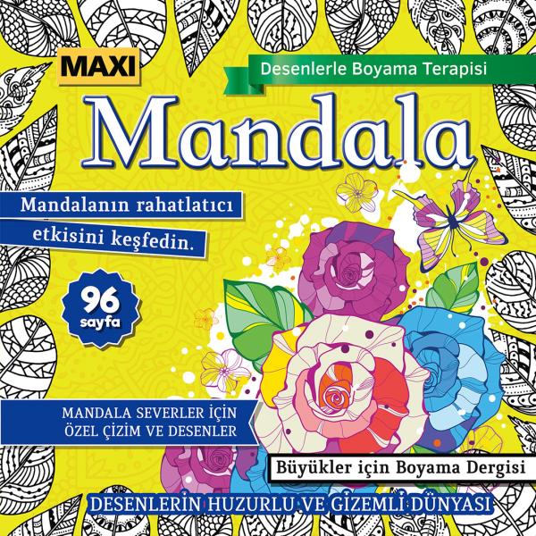 Maxi Mandala Coloring  Therapy With Patterns Issue 16