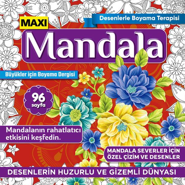 Maxi Mandala Coloring Therapy With Patterns Issue 17