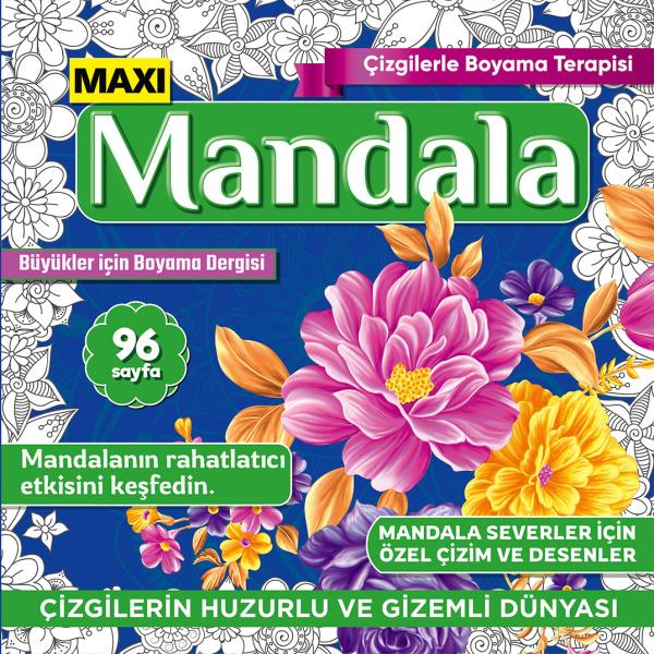Maxi Mandala Coloring Therapy With Lines Issue 17