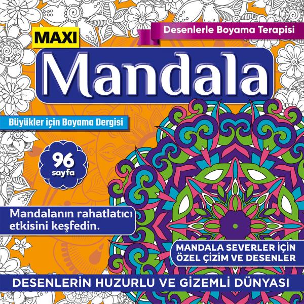 Maxi Mandala Coloring Therapy With Patterns Issue 18