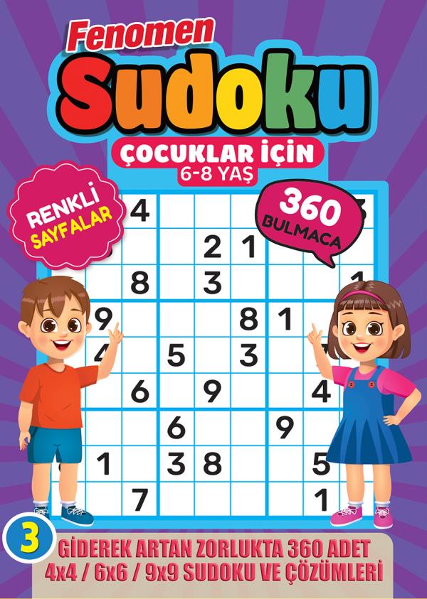 Fenomen Çocuklar İçin Sudoku 6-8 Yaş 3