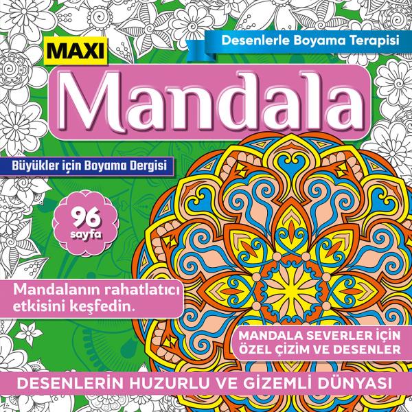 Maxi Mandala Coloring Therapy With Patterns Issue 19
