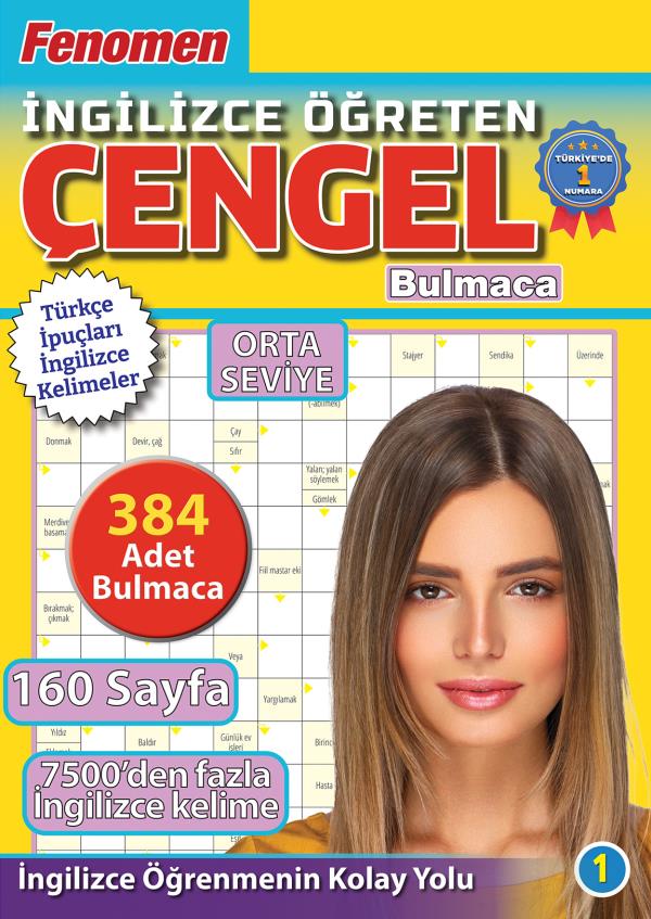 Fenomen İngilizce Öğreten Çengel Bulmaca Orta Seviye 