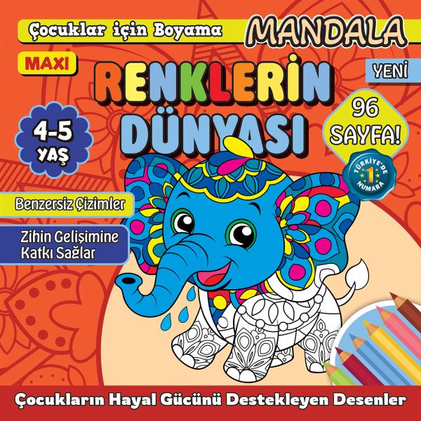 Maxi The World of Colors- Coloring Book For Kids Issue 15
